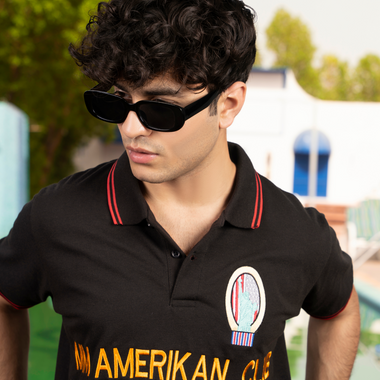 MM Amerikan Bold Statement Polo Shirt