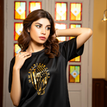 Black Versatile Charm Cotton T-shirt