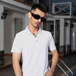 White Dry Fit Polo Shirt